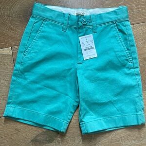 NWT Seafoam Green JCrew Boys shorts size 5